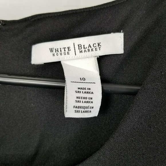 WHBM | Tweed Color Block Midi Dress - Picture 7 of 8